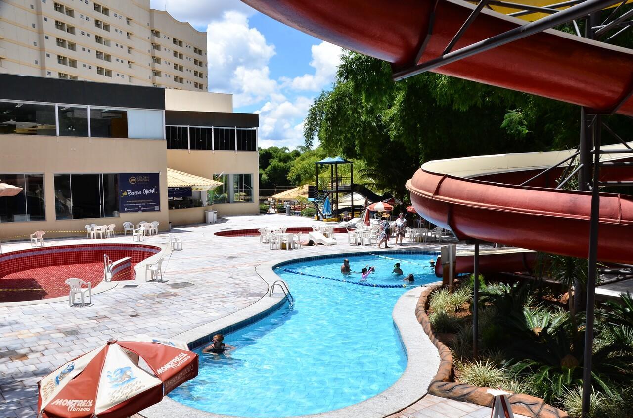 Apartamento Golden Dolphin Grand Caldas Novas Exterior foto